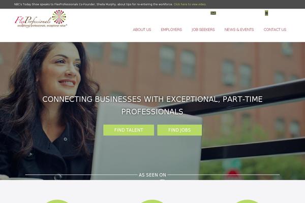 Flex theme site design template sample