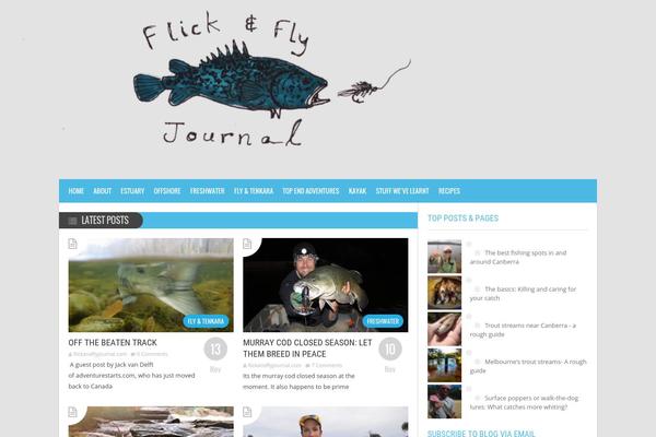 Blog Way theme site design template sample
