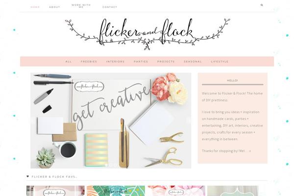 Darling theme site design template sample