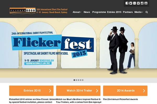 Site using Slickr Flickr plugin