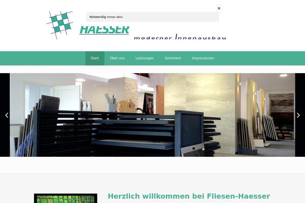 Vantage theme site design template sample