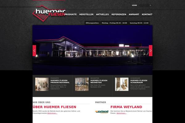 E2 theme site design template sample