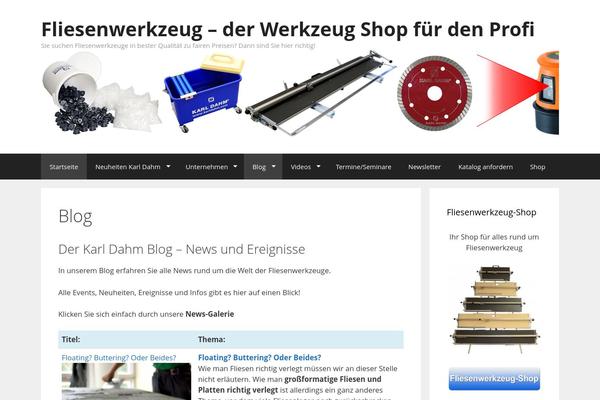 Site using Widget Post Slider plugin