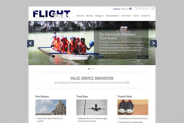 Chameleon theme site design template sample
