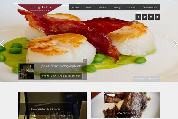 Forked theme site design template sample
