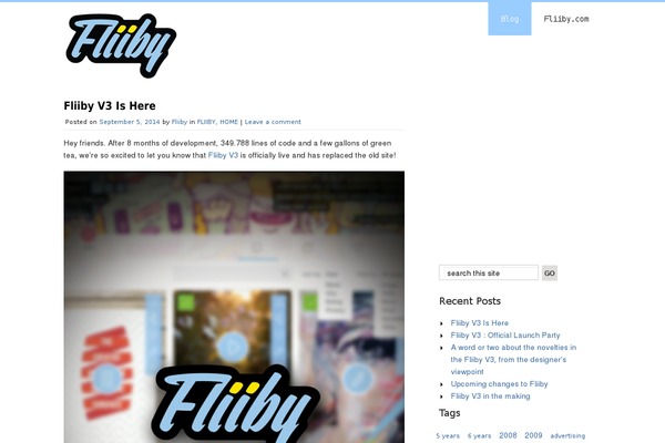 discover theme site design template sample