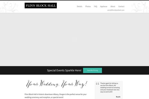 Site using Floating Menu plugin