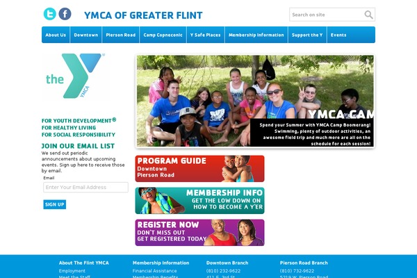 flintymca.org site used Ymca-flint
