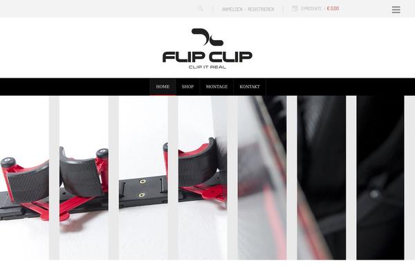 The Leader theme site design template sample
