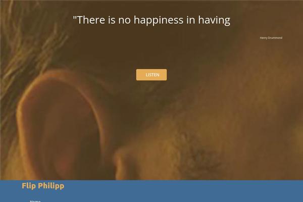 Impreza Child theme site design template sample