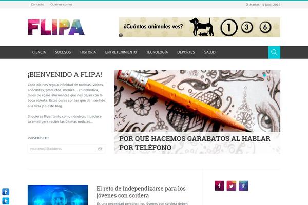 Planer theme site design template sample