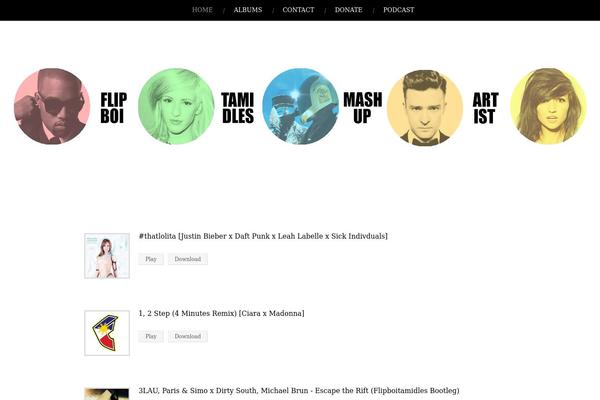 Landscape theme site design template sample