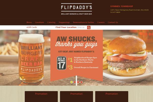 Dine & Drink theme site design template sample