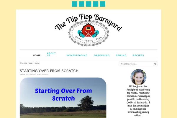 Site using Simple Social Icons plugin