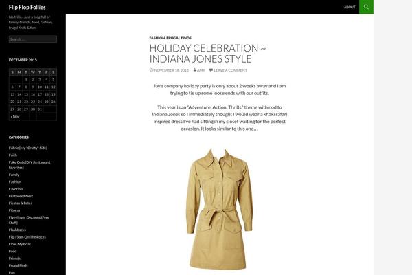 Twenty Fourteen theme site design template sample