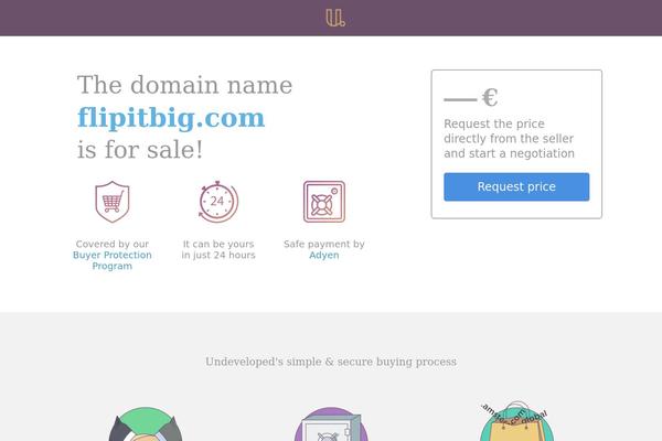 flipitbig.com site used Holding_pattern