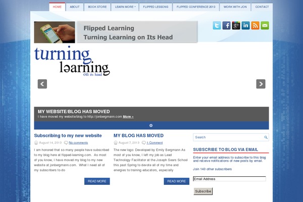 Learner theme site design template sample