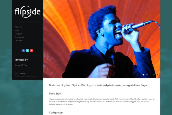 Reach theme site design template sample