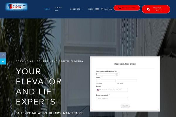 Florida theme site design template sample