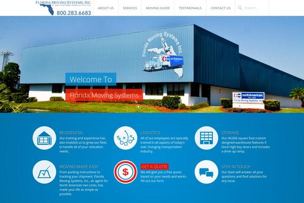 Infinite theme site design template sample