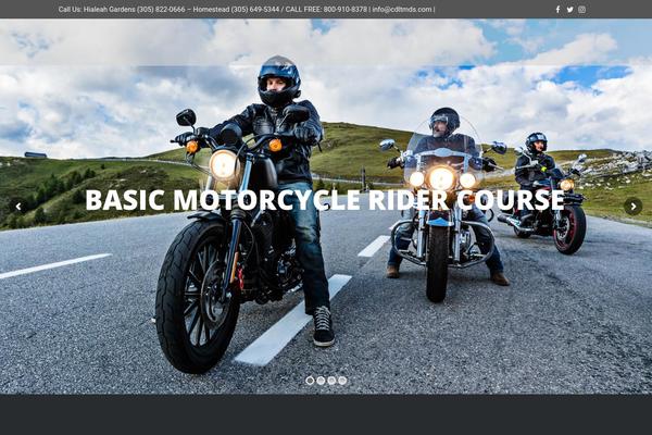Motoblog theme site design template sample