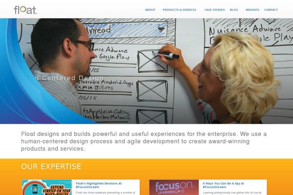 Scroller theme site design template sample