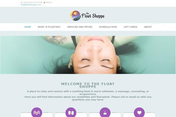 Dream Spa theme site design template sample