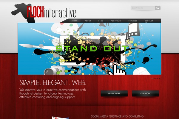 Accentuate theme site design template sample