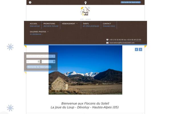 Nice Hotel theme site design template sample