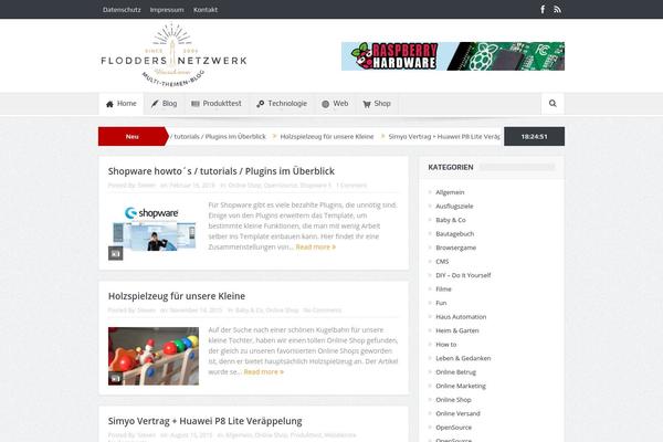 Site using Flying-pages plugin