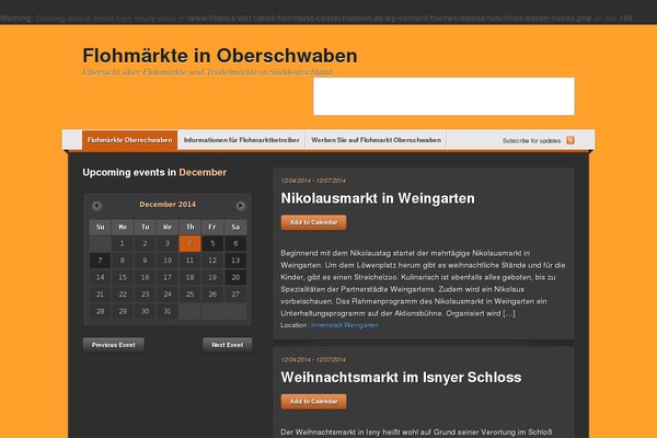 Diarise theme site design template sample