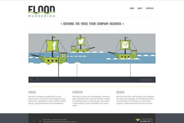 Bigbang theme site design template sample