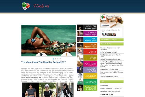 Bluegreen theme site design template sample