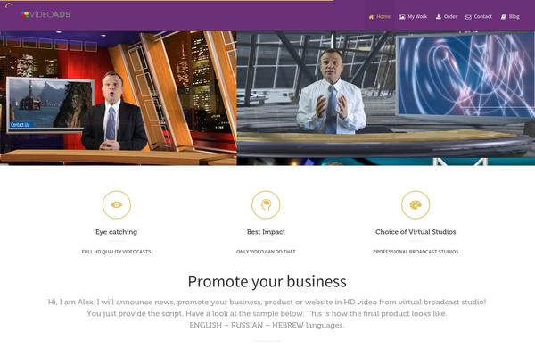 Highend theme site design template sample