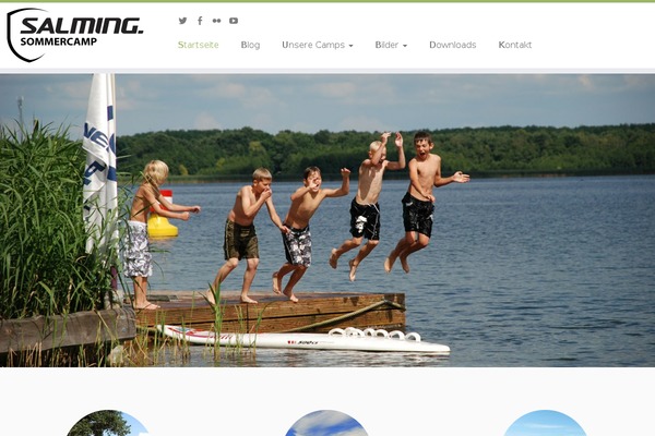 Customizr theme site design template sample