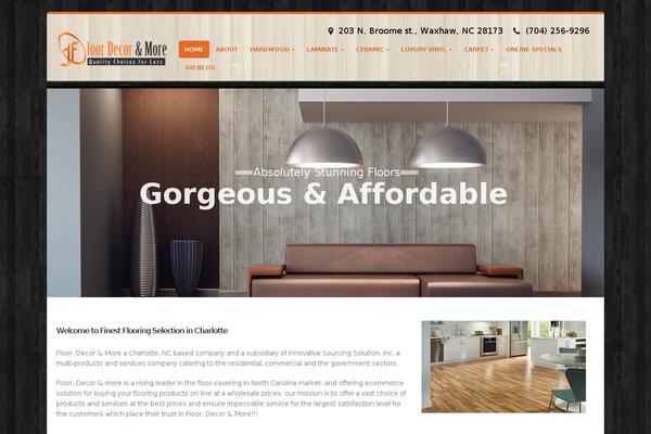 Porto theme site design template sample