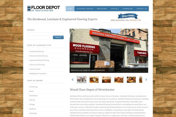 The Cotton theme site design template sample