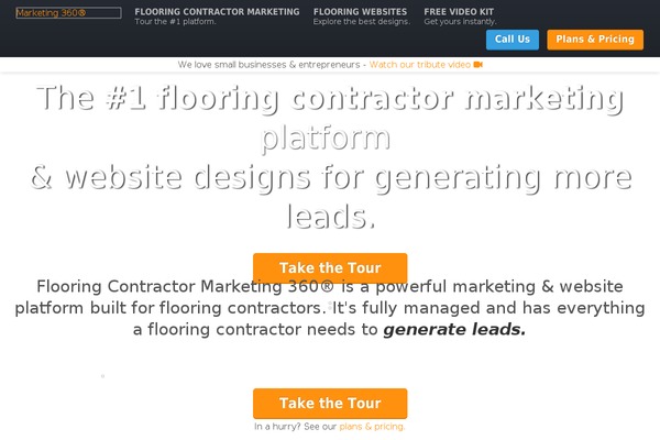 Marketing360-vertical theme site design template sample