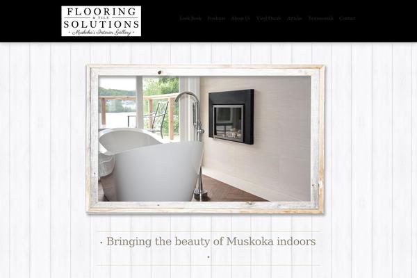 Flooring theme site design template sample
