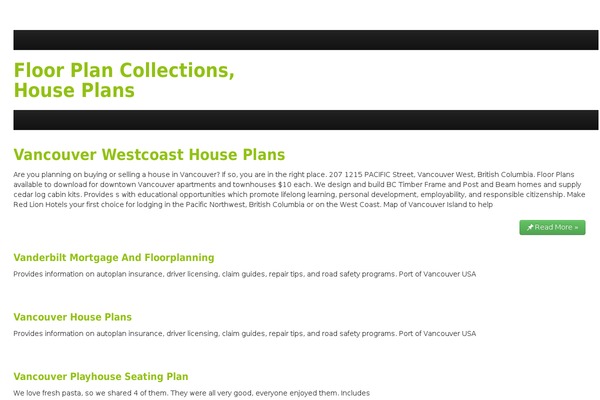 StrapVert theme site design template sample