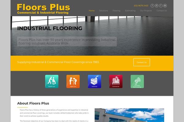 Construction theme site design template sample