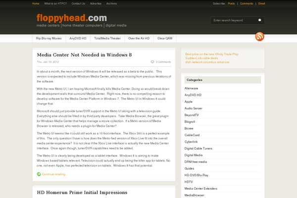 Fresh News theme site design template sample