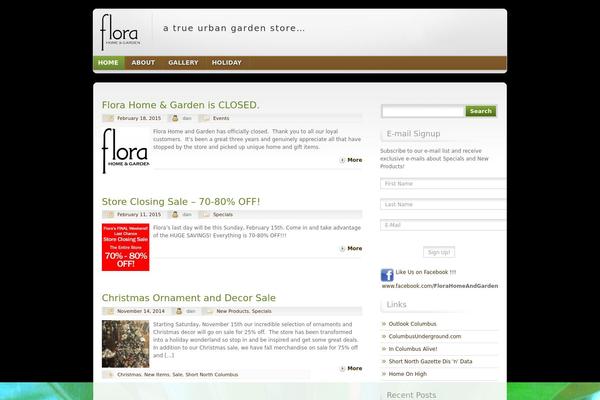 NatureFox theme site design template sample