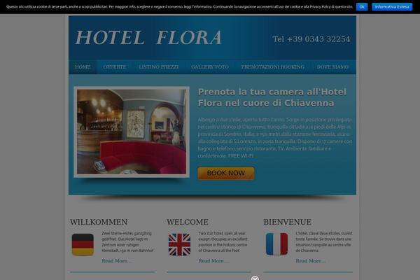 florahotel.com site used Local Business