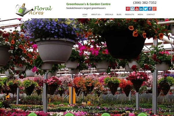 floralacres.ca site used Organic-life