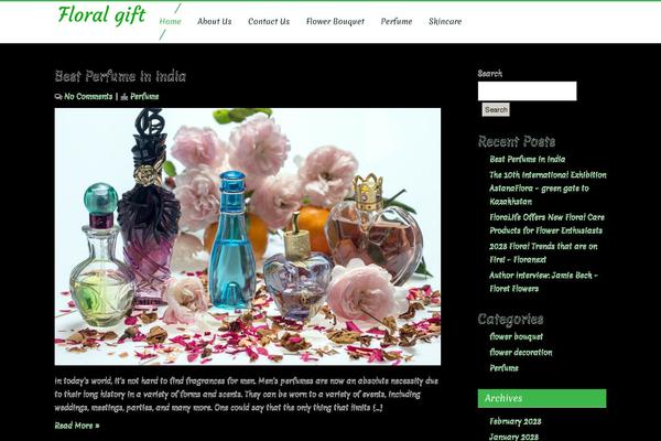 floralgiftstoindia.com site used Garden-lite