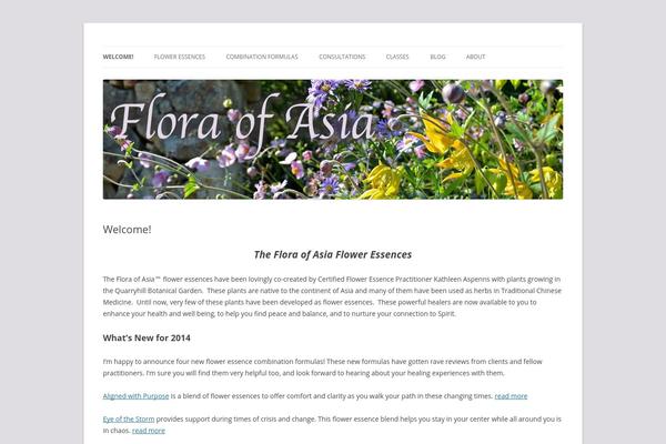 Twenty Twelve theme site design template sample