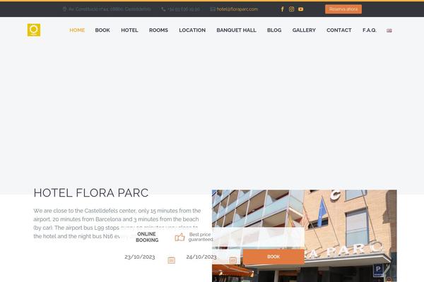 Site using Neobookings-form plugin