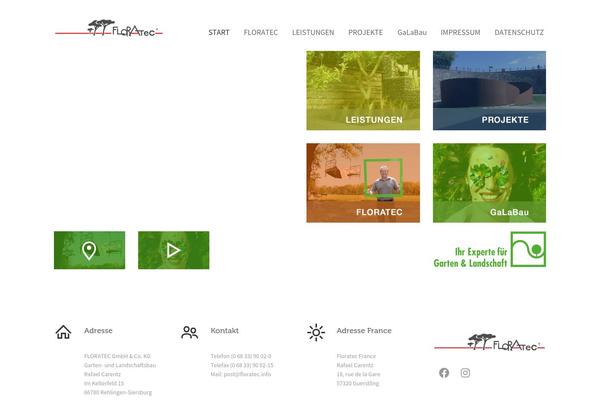 Dante theme site design template sample