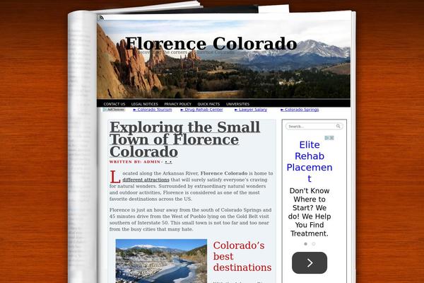 Fresh Ink Magazine theme site design template sample
